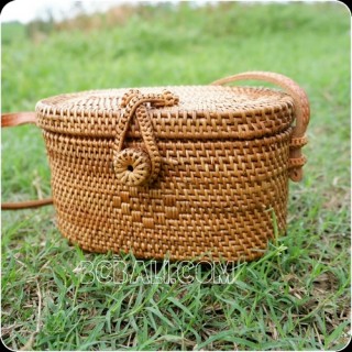 bali bag rattan ata grass hand woven design ethnic design